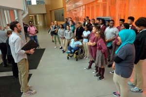 Photo of Group Field Trip In the Singh Center