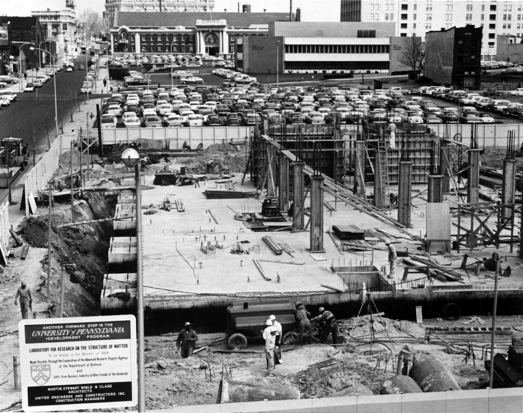 construction of the LRSM building