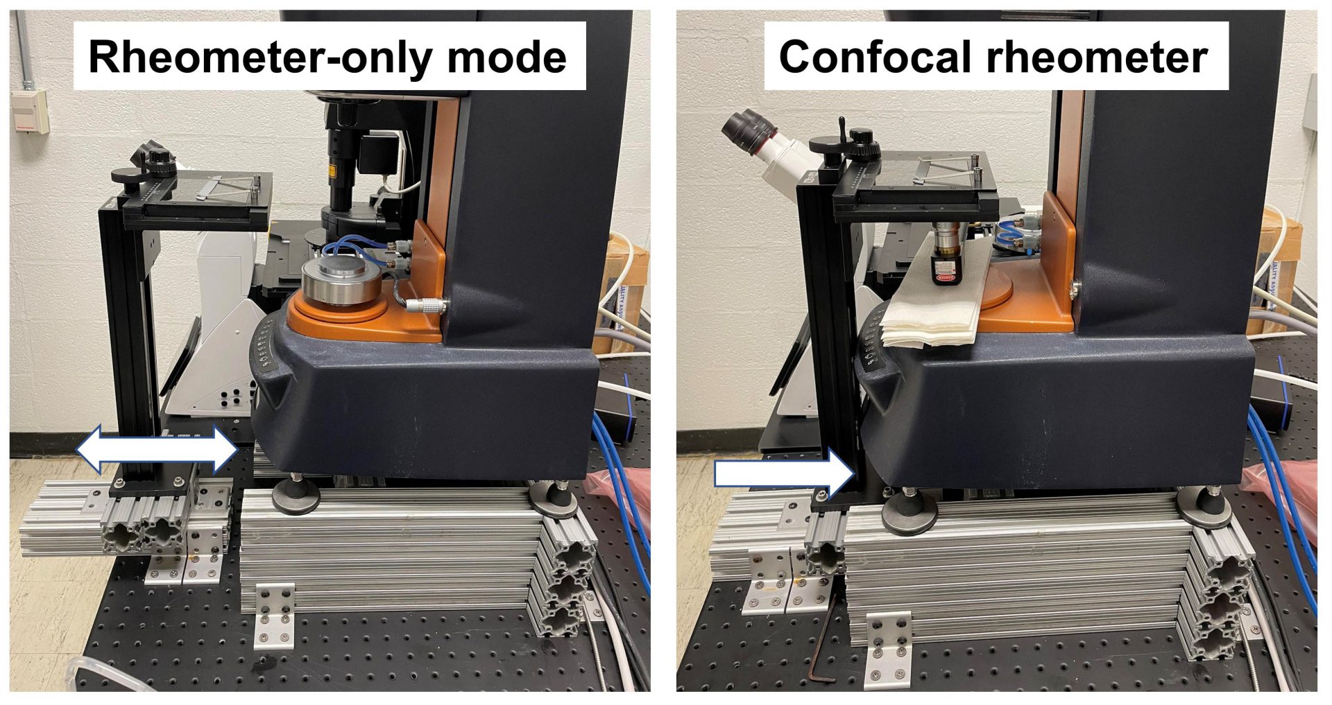 Confocal Rheometry Side Views