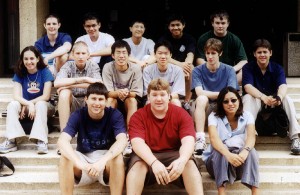 PSSA Students 2000 front row, Jason Kressel, Scott Heinz, Amy Drakeman, middle row, Joanne Cohen, Nathan Venskytis, Andy Wen, Mike Lin, Will Andress, Eric Baker, back row, Mike Sheehan, Matt Ligon, Kent Lau, Chris Low, and Sean Bard.