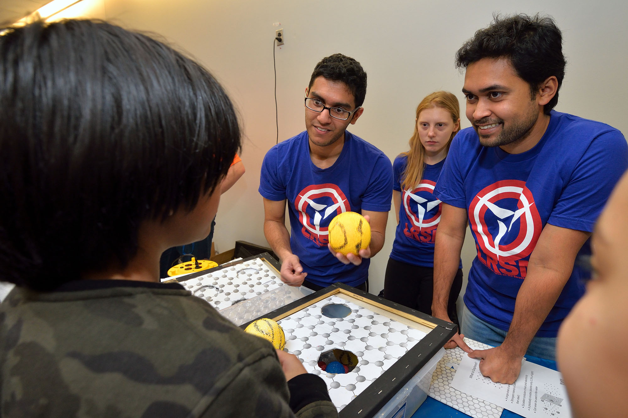 Paul Masih Das, Hannah Hughes (NSF Graduate Fellow) & Gopinath Danda from the Drndić Lab