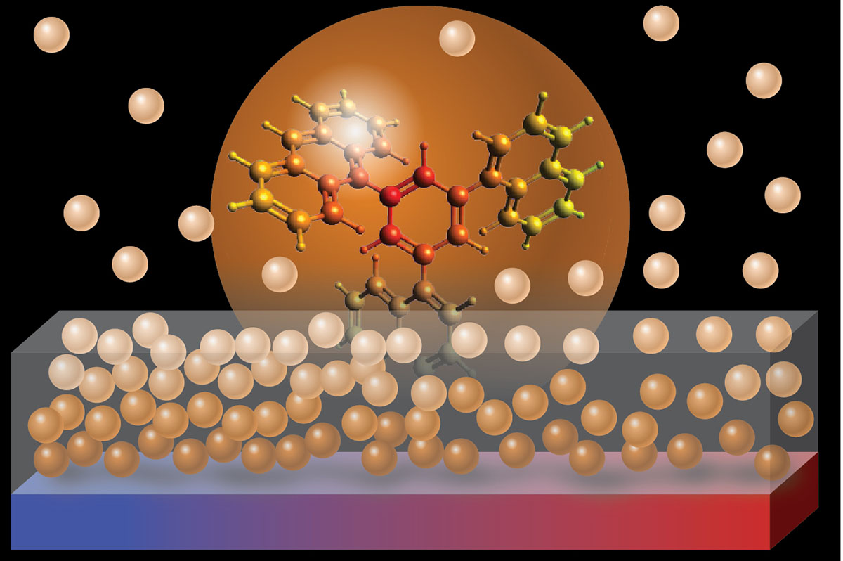 Collaboration demonstrates a new amorphous packing of organic molecules