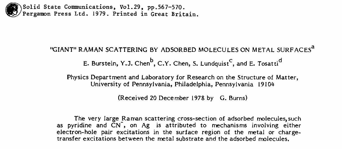 ‘Giant’ Raman Scattering at Surfaces