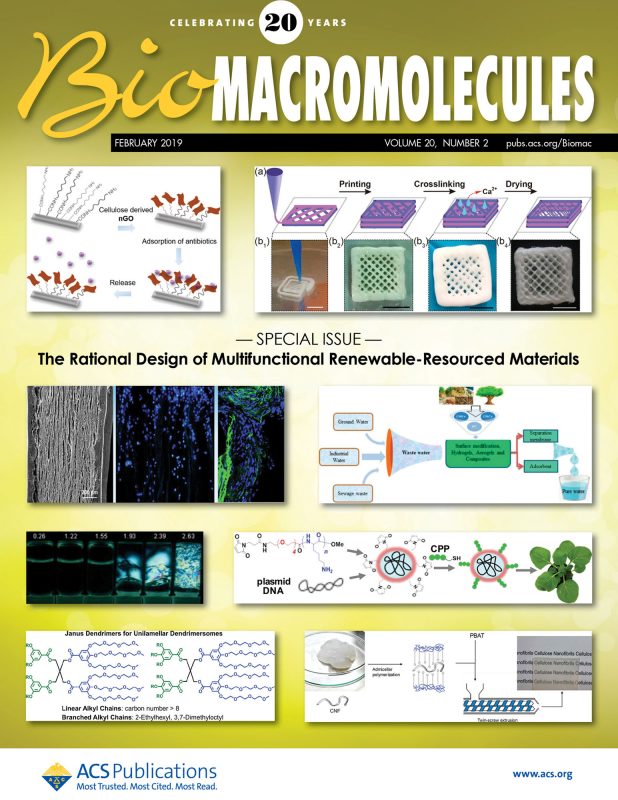 BiomacroMolecules cover 2019, Percec