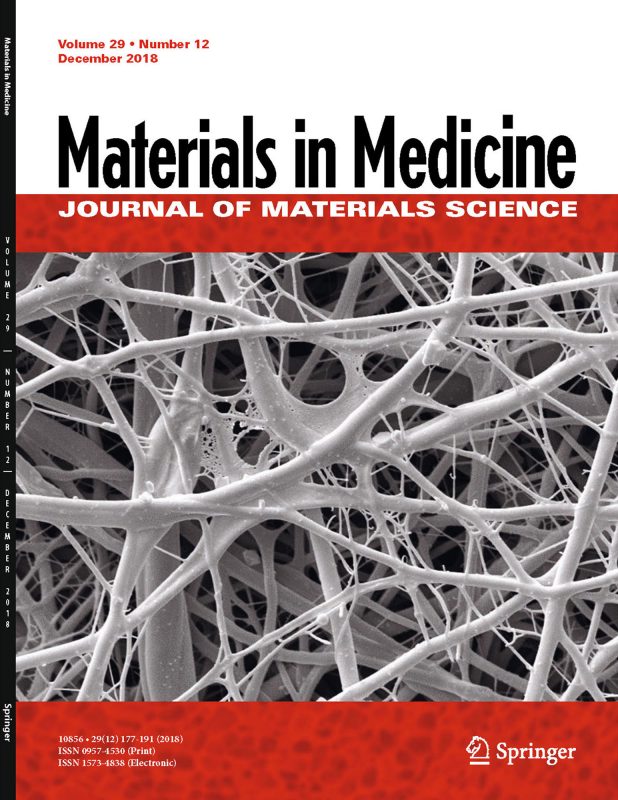 Materials in Medicine cover 2018, Janmey