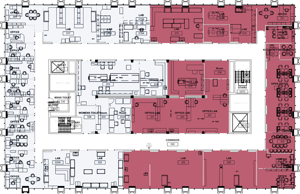 lrsm 3rd floor north construction map