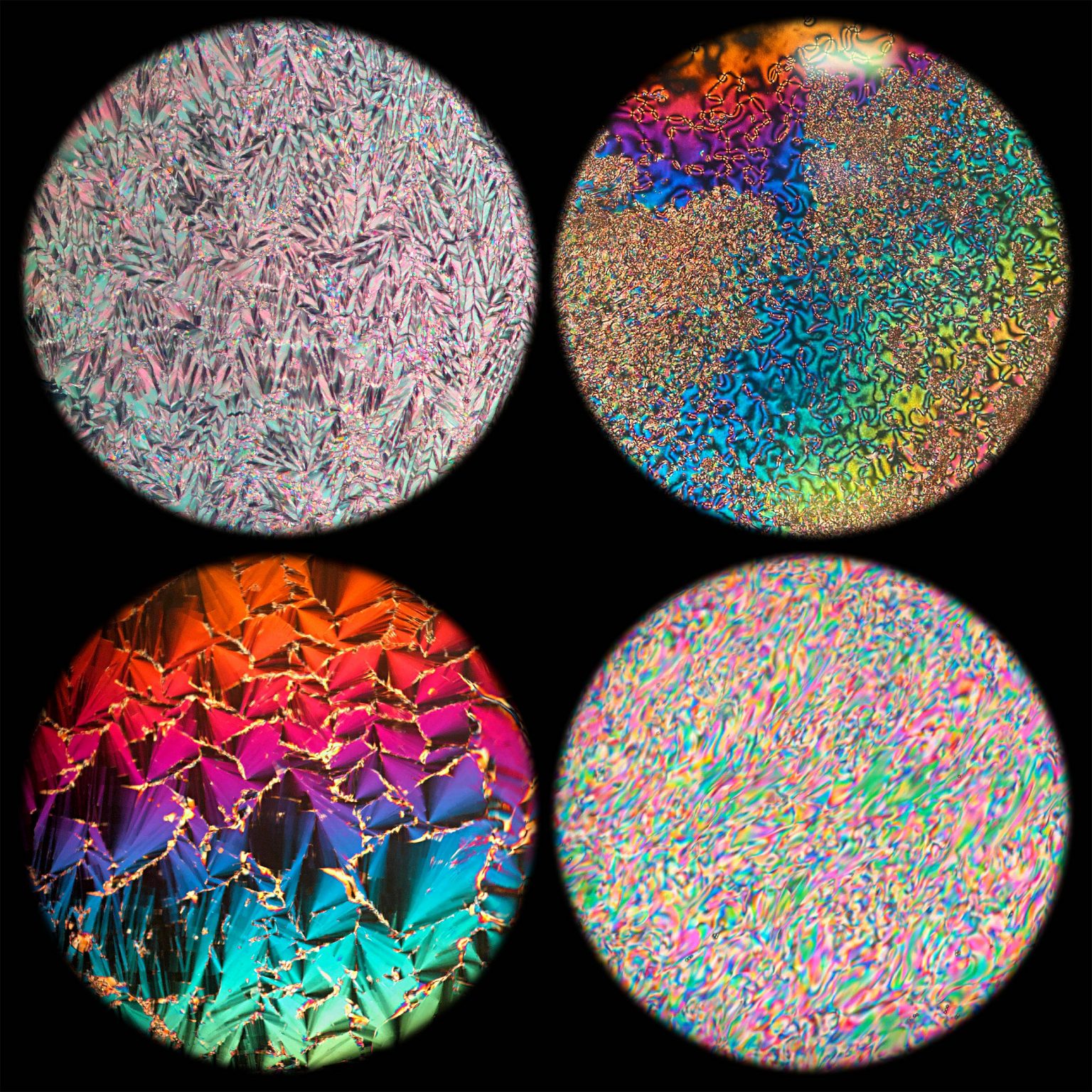 Liquid Crystals image from Yodh / Zagzag