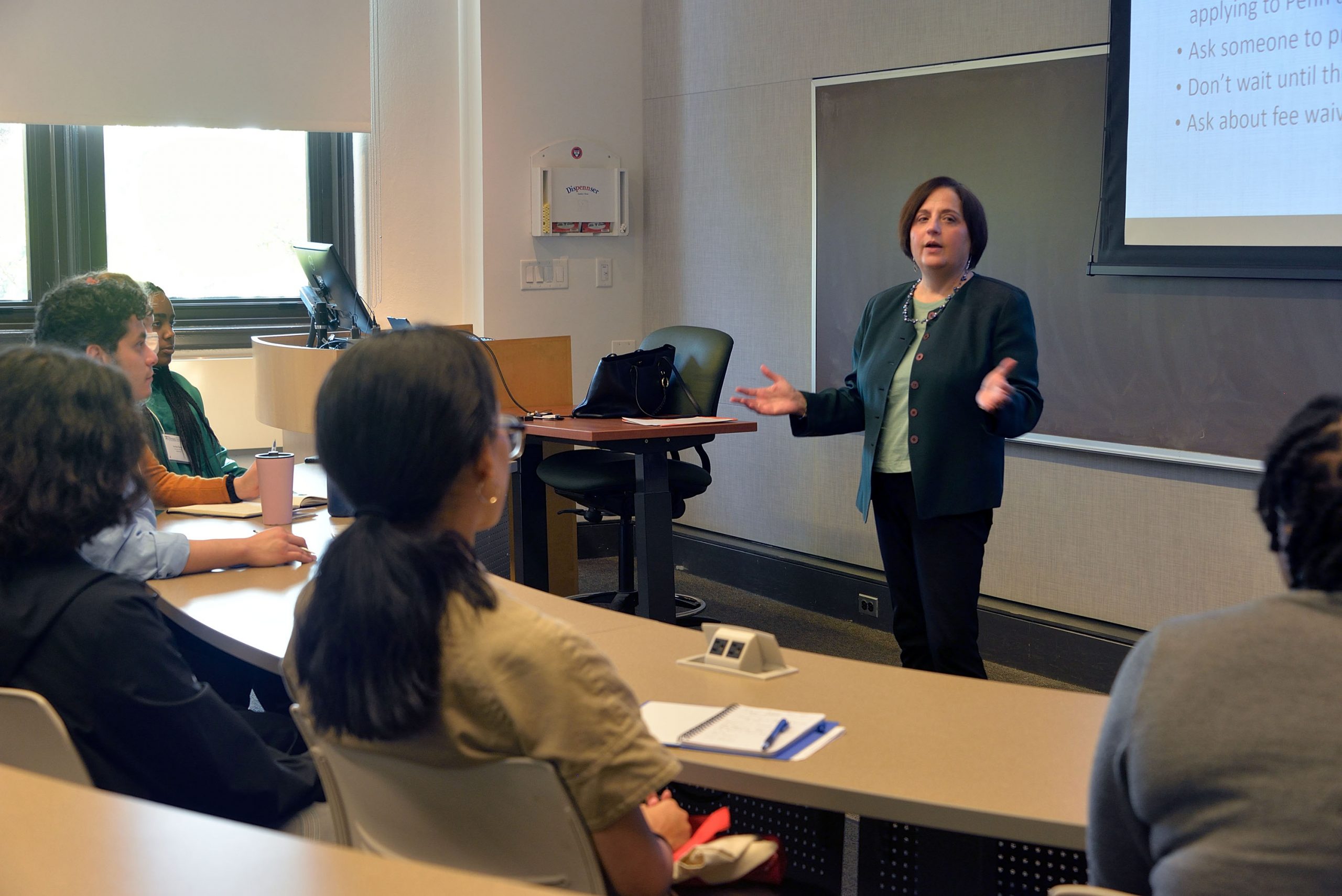 Dr. Beth Wenger presenting at the DEEPennSTEM event