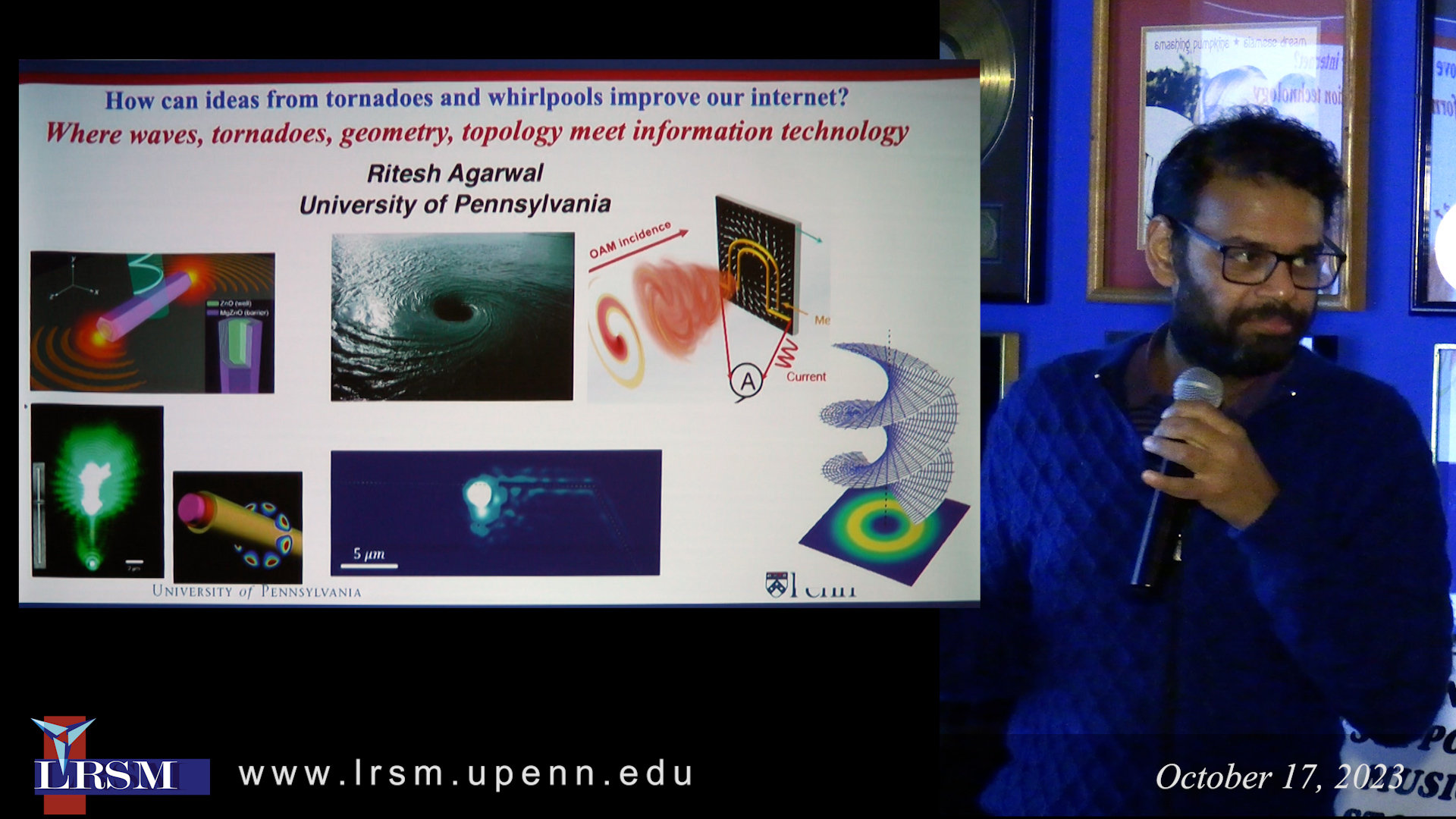 LRSM Science Café with Ritesh Agarwal Video thumbnail