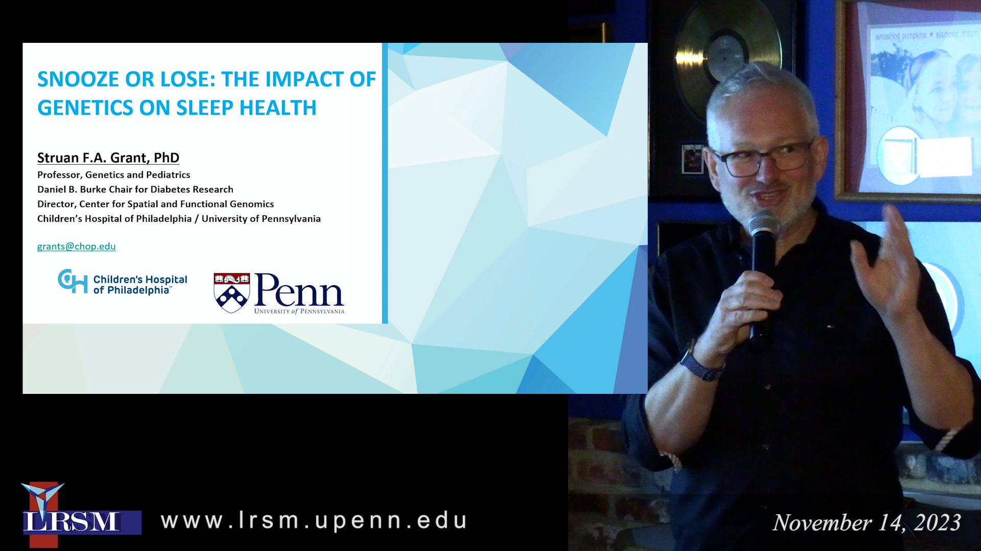 Struan F.A. Grant Science Cafe 11.14.23 video thumbnail