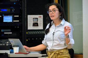 Eleni Katifori presenting