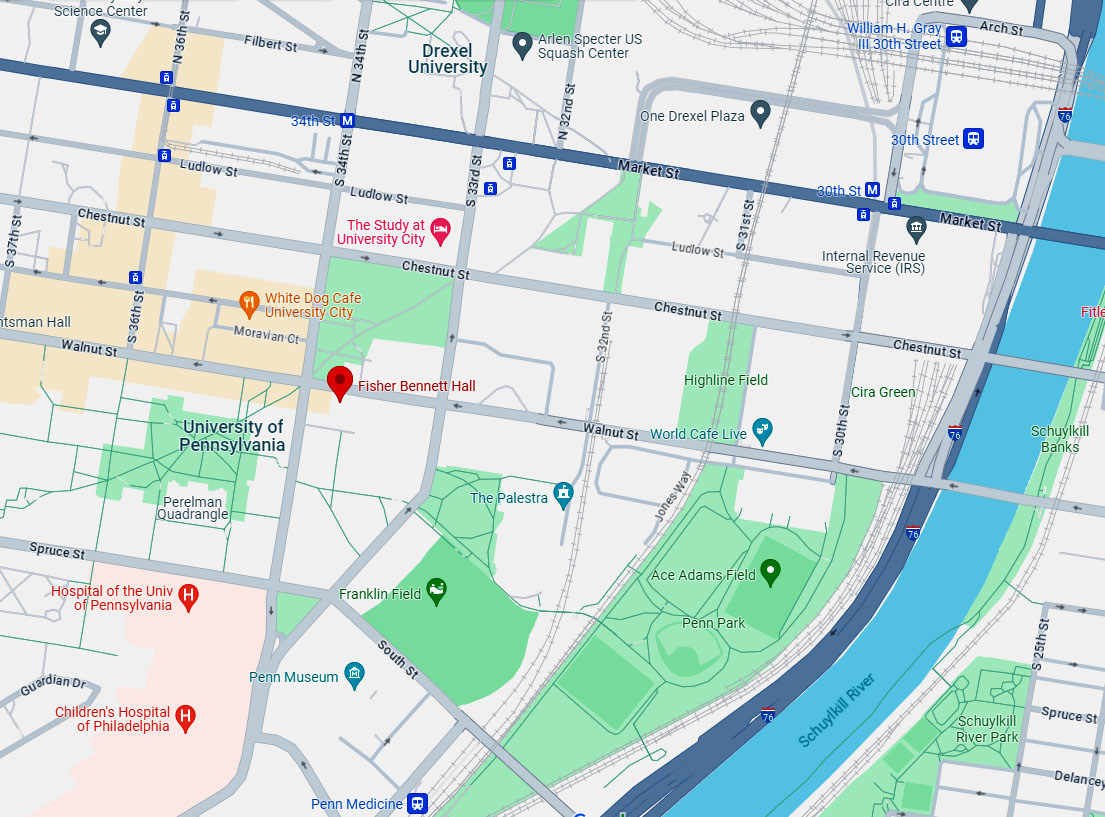 map of Fisher Benneyt Hall
