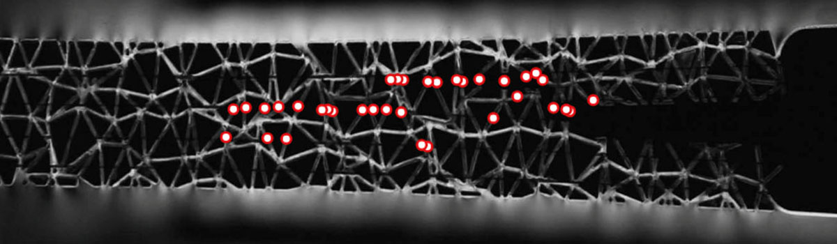 decorative image of different mechanical metamaterials